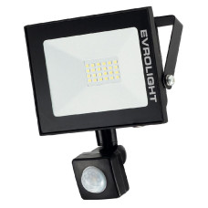 Прожектор светодиодный EVROLIGHT 20Вт с датчиком движения EV-20D 6400К