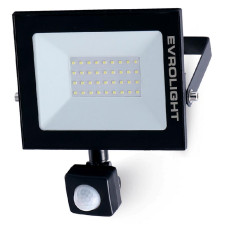 Прожектор светодиодный EVROLIGHT 30Вт с датчиком движения EV-30D 6400К