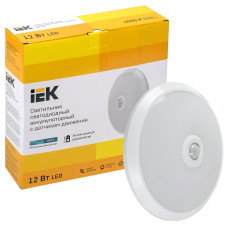 Светильник LED ДПБ 9002 12Вт IP20 4000K с ДД и ИБП 3ч IEK