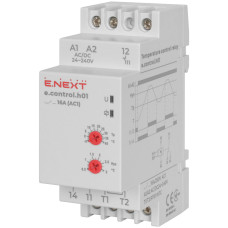 Реле контроля температуры e.control.h01, 16A, АС/DC 24-240, -5…+40 °С