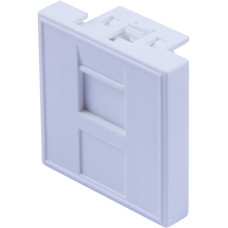 Адаптер інформаційної розетки RJ-45 UTP KAT 5e зі шторкою 2 модуля 45X45