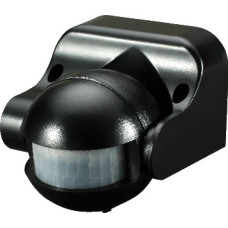 Датчик движения инфракрасный e.sensor.pir.09.black(черный), 180°, IP44