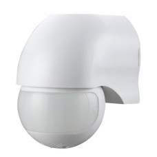 Датчик движения инфракрасный e.sensor.pir.12.white(белый), 180°, IP44