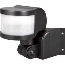 Датчик движения инфракрасный e.sensor.pir.13.black(черный) 270°, IP44