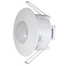 Датчик движения встраиваемый инфракрасный потолочный e.sensor.pir.42.white(белый), 360°, IP20
