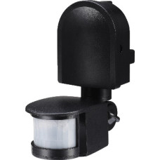 Датчик движения инфракрасный e.sensor.pir.10F.black(черный), 180°, IP44
