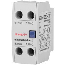 Дополнительный контакт e.industrial.au.2.11, 1no+1nc