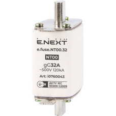Предохранитель плавкий e.fuse.NT00.32, габарит 00, 32А.