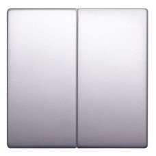 Клавиша e.lux.11021L.pn.aluminium двойная 