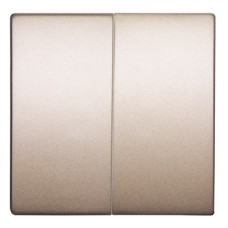 Клавиша e.lux.11021L.pn.nickel двойная 