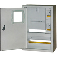 Корпус e.mbox.stand.n.f1.16.z металлический, под 1-ф. счетчик, 16 мод., навесной, с замком