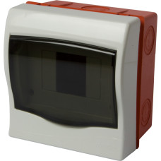 Корпус пластиковый 4-модульный встраиваемый e.plbox.stand.w.04mU Multusan