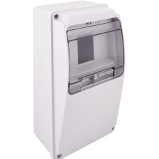 Корпус ударопрочный из АБС-пластика e.plbox.industrial.130x240x105.6m передняя наклонная панель IP54