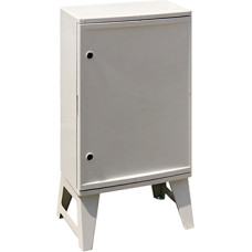 Корпус ударопрочный из АБС-пластика e.plbox.nap.500.700.245.3f.16m.8m.,blank, 500х700х245мм, IP65, с панелью под 3-фазный счетчик и 16 модулей и 8 розеток