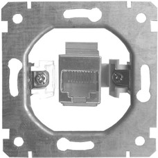 Механизм e.mz.14132.rj.12 розетки одинарной телефонной под Jack RJ12