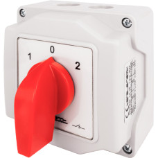 Пакетный переключатель LK25/3.323-ОВ/45 в корпусе, 3p, 1-0-2, 25А, IP44