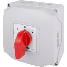 Пакетный переключатель LK40/3.323-ОВ/45 в корпусе, 3p, 1-0-2, 40А, IP44