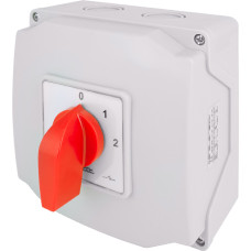 Пакетный переключатель LK40/4.322-ОВ/45 в корпусе, 0-1-2, 40А, IP44