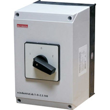 Пакетный переключатель в корпусе e.industrial.sb.1-0-2.4.40, 4р, 40А (1-0-2)