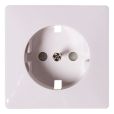 Панель e.lux.12311L.pn.white для розетки с ж/к SHUKO, белая