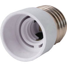 Переходник e.lamp adapter.Е27/Е14.white, из патрона Е27 на Е14, пластиковый