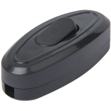 Переключатель света e.switch wires.6A.black, 6А, черный