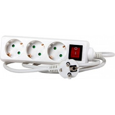 Удлинитель e.es.4.5.zsb 4 гнезда, 5м, с ж/к, с выключателем, baby protect