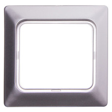 Рамка e.lux.12094L.1.fr.wp.aluminium для влагозащищенной розетки, 