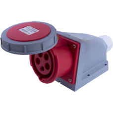 Силовая розетка стационарная e.socket.115.16.67, 5п., 400В, 16А, IP 67