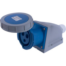 Силовая розетка стационарная e.socket.123.32.67, 3п., 230В, 32А, IP 67