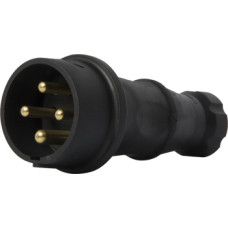 Силовая вилка переносная каучуковая e.plug.rubber.070.32, 4п., 32А