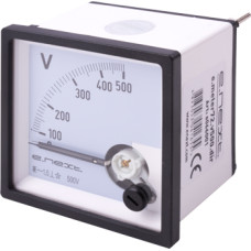 Вольтметр щитовой e.meter72.v500.dir АС 500В прямое включение 72х72мм