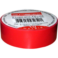 Изолента e.tape.pro.20.red из самоугасающего ПВХ, красная (20м)