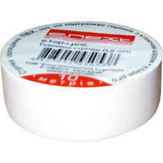 Изолента e.tape.stand.10.white, белая (10м)