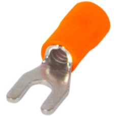 Изолированный вилочный наконечник e.terminal.stand.sv.2.5.orange 1.5-2.5 кв.мм, оранжевый
