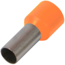 Изолированный втулочный наконечник e.terminal.stand.e1008.orange 1,0 кв.мм, оранжевый