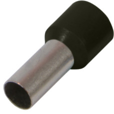 Изолированный втулочный наконечник e.terminal.stand.e4009.black 4,0 кв.мм, черный