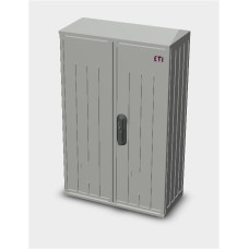 Шкаф полиэстеровый KVR 80-53-25 P (В823хШ529хГ250, однодверный, плоская крыша)