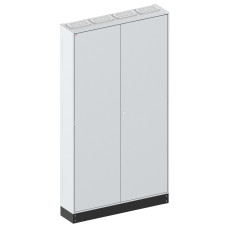 Шкаф металлический LXN250 4-12 PHN1 (В1850хШ1050хГ250, цоколь 100мм, 2дв., IP41)