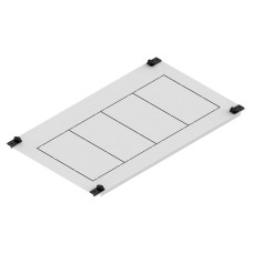 Лицевая панель 1хKVL00 CP 1-2 K00 (В300xШ250)