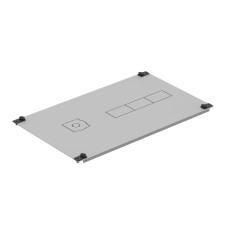 Лицевая панель 1xLBS 160A 3,4P и 12 модулей CP 2-2 S1 M (В500xШ300)