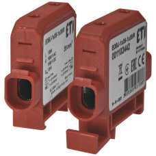 Вводная силовая клемма EDBJ-1x35-1x35/R (125A, 1000V AC/1500V DC, IN: 1x35, OUT: 1x35, красная)