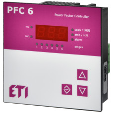 Регулятор реактивной мощности PFC 6 RS (6 ступеней, 97х97)