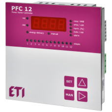 Регулятор реактивної потужності PFC 12 RS (12 ступенів, 144х144)