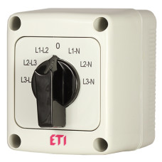 Переключатель CS 16 66 PN (Ф./Л.напряж._корп./IP65_с/ч_16A)