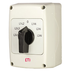 Переключатель CS 32 66 PNG (Ф./Л.напряж._корп./IP65_с/ч_32A)