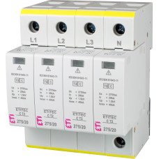 Ограничитель перенапряжения ETITEC C T2 275/20 (4+0) 4p, RC