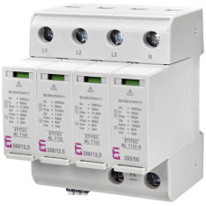 Ограничитель перенапряжения ETITEC ML T123 300/12,5 (3+1, 4p, TT) RC