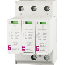Ограничитель перенапряжения ETITEC SM T12 300/12,5 (3+0, 3p, TNC)