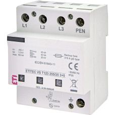Ограничитель перенапряжения ETITEC VS T123 255/25 (3+0)